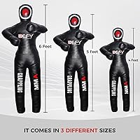 Vista 7 de Defy - Saco de boxeo de cuero para jiu jitsu artes marciales, artes marciales, karate