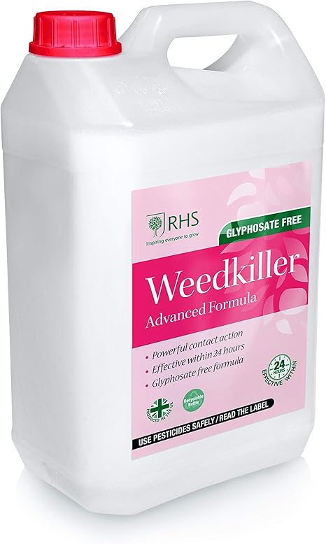 Rhs 5l Weed Killer Glyphosate Free Formula Effective Within 24 H A Ready To Use Formula Amazon Co Uk Garden Outdoors