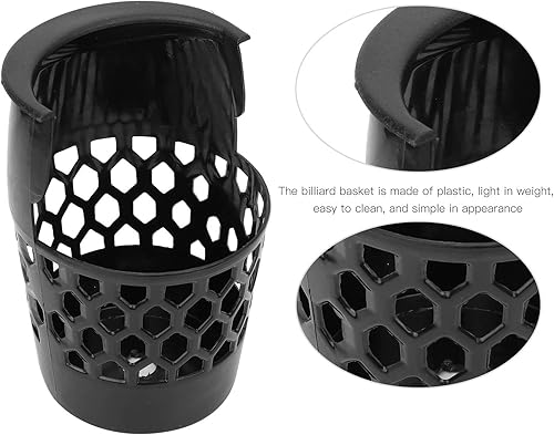 Miniatura 3 de 6 bolsillos de billar, cestas de plástico para mesa de billar, accesorios de repuesto