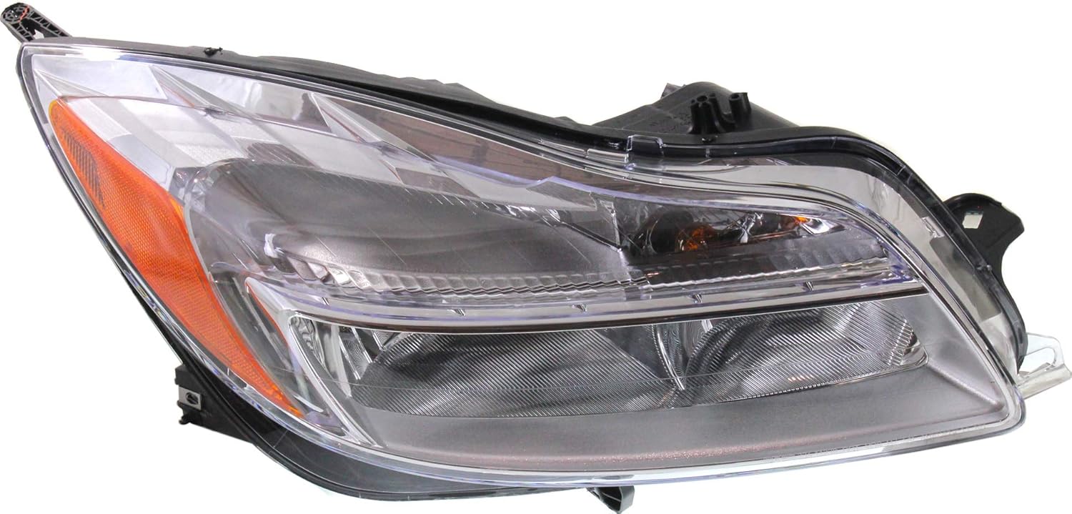 Evan Fischer Passenger Side Headlight for Buick Regal 2011-2013 Halogen With bulb(s) Replaces# 22794766