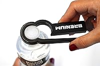 Brenium Ergonomic Bottle Opener for Arthritis, Seniors & Weak Hands - Multifunctional Twist-Off Gripper for Water, Soda, Beer Bottles