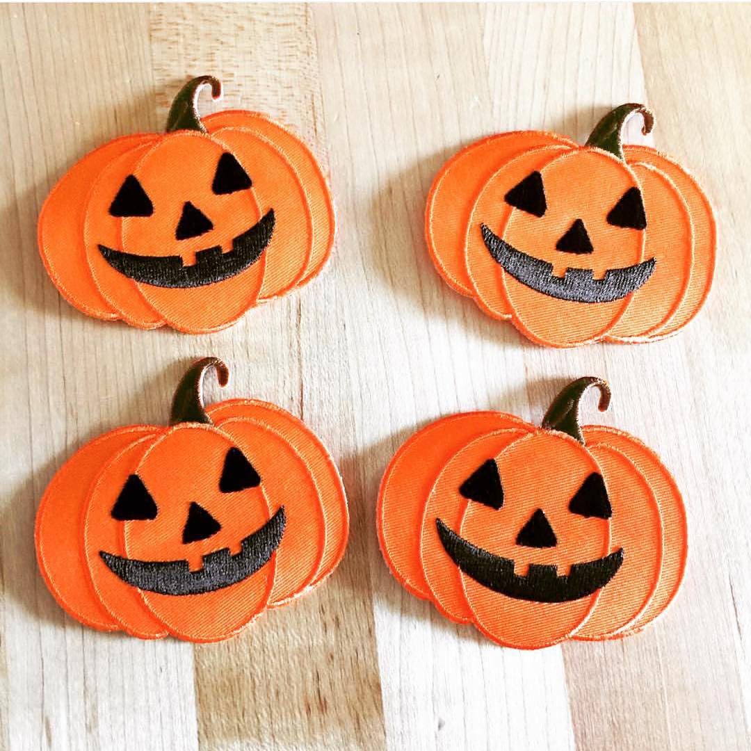 Amazon.com: Jack O Lantern Patch Embroidered Iron-On Halloween