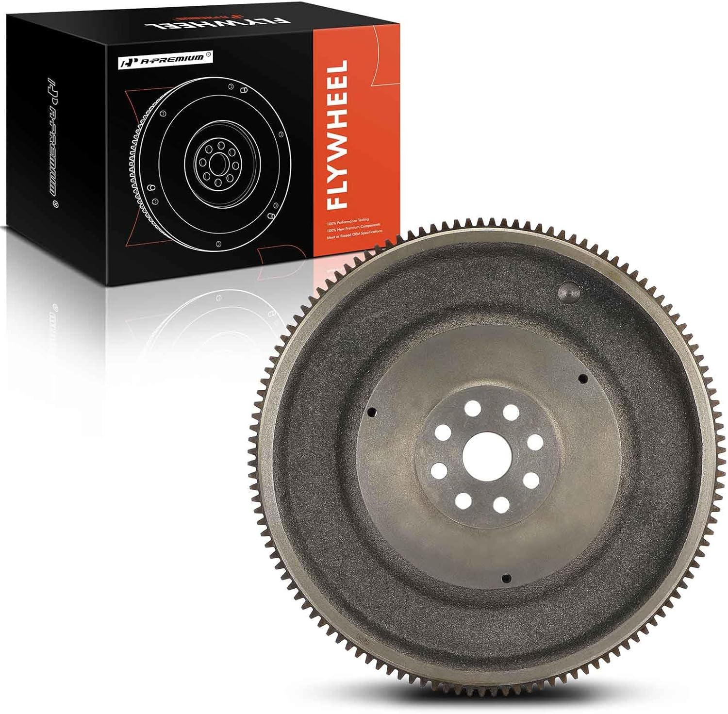 A-Premium Clutch Flywheel Compatible with Subaru Impreza 2004-2011 2013-2014, WRX STI 2015-2021, 2.5L, 8 Bolt Holes, 124 Teeth, Manual Transmission, Replace# 12310AA410