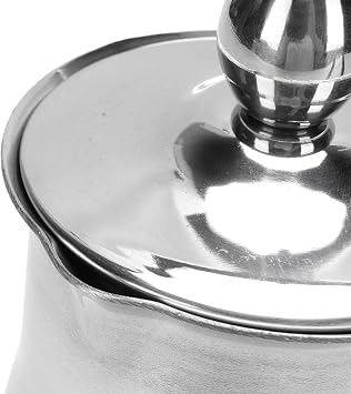 2 Pcs Turkish Coffee Pot Stainless Steel Stovetop Arabic Greek Coffee Maker for Milk Butter Chocolate Maple Syrup Sauce Heating
