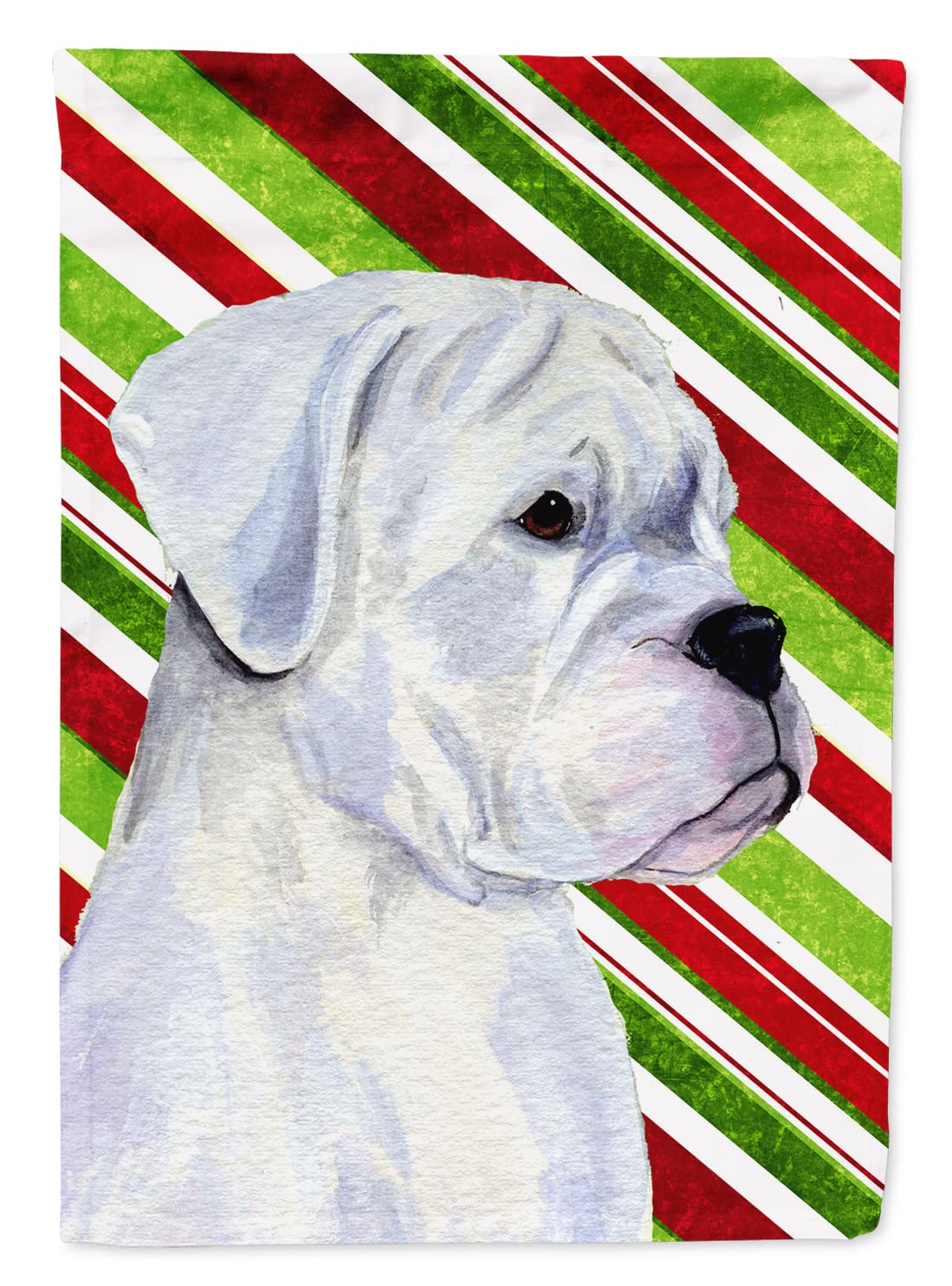 Drapeau Boxer de Noël grand pavillon en toile anti-décoloration pour jardin hivernal