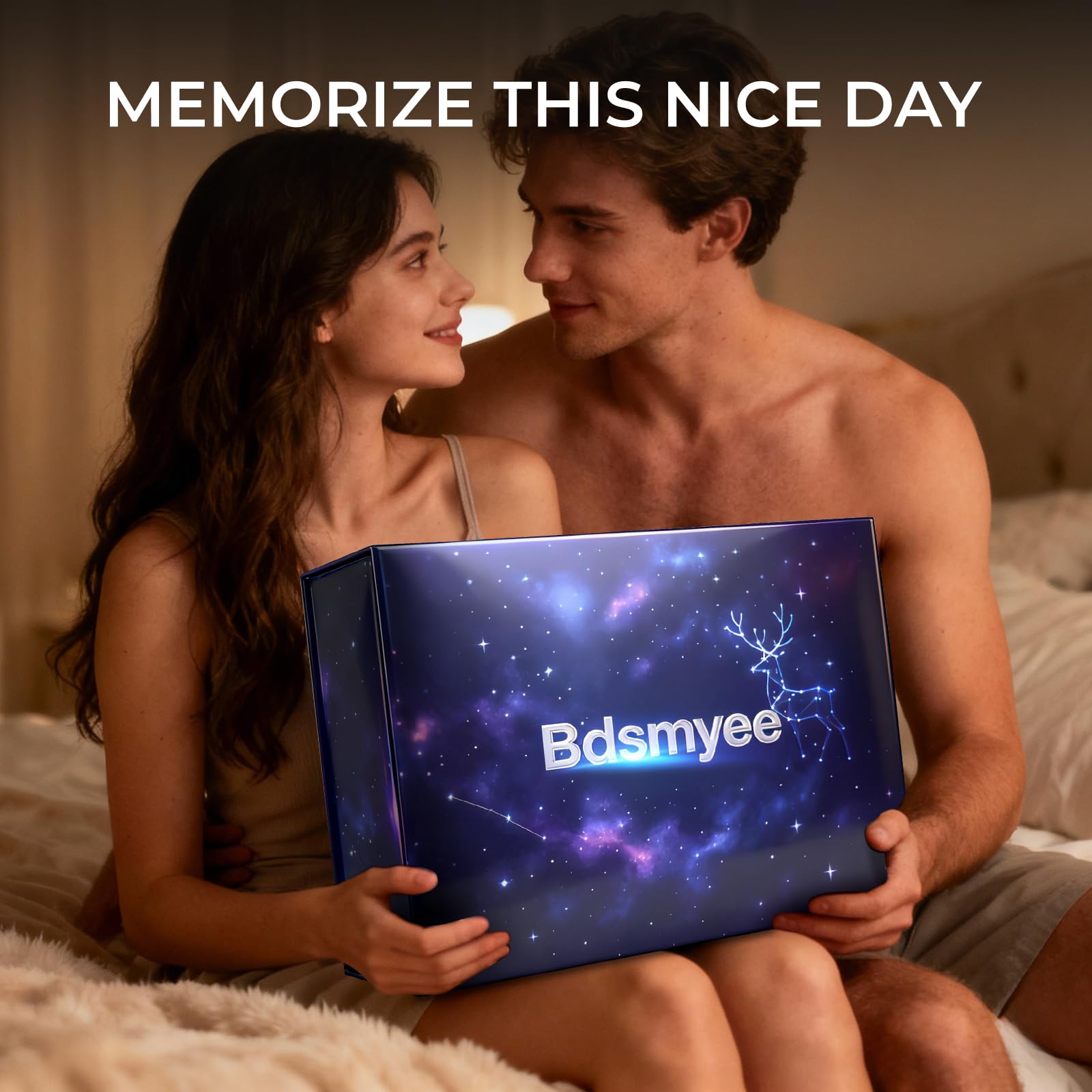 BDSMYEE 24 Piezas Sex Bondage Kit, Regalo Especial de San Valentín Principiantes, Caja de Regalo de Juguetes Sexuales para Parejas, Kit de Regalos de Navidad para Hombres y Mujeres