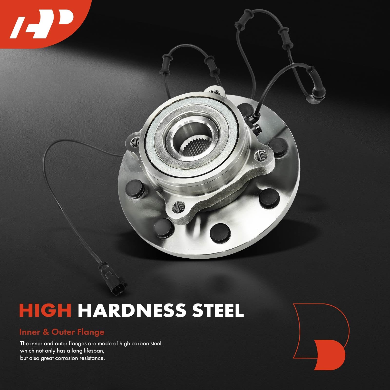 PAROD 515101 4X4 4WD Front Wheel Hub & Bearing Assembly Compatible With 2006-2008 - View #8