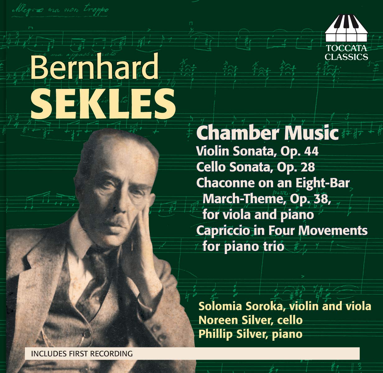 Bernhard Sekles: Solomia Soroka, Noreen Silver, Phillip Silver Chamber Music CD