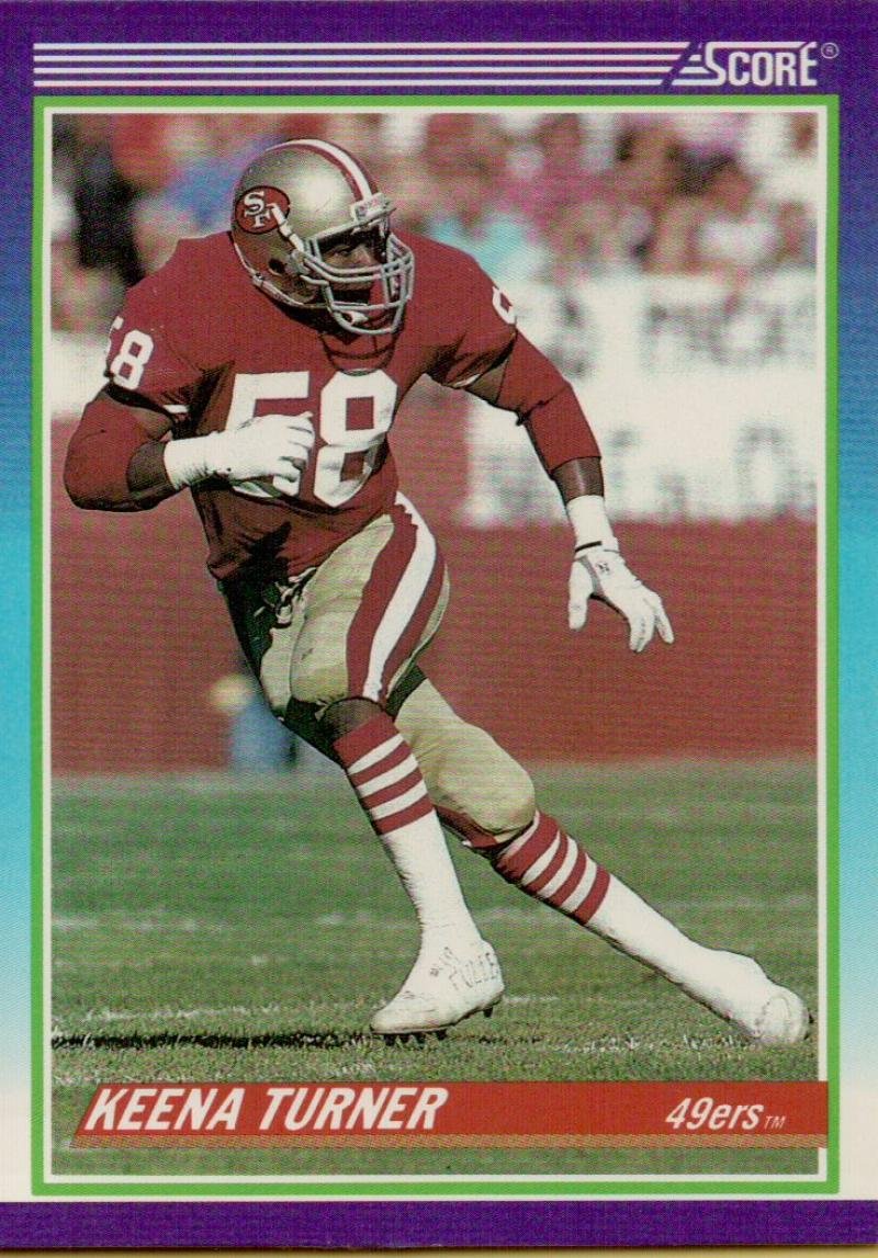 Amazon.com: Football NFL 1990 Score #539 Keena Turner #539 NM