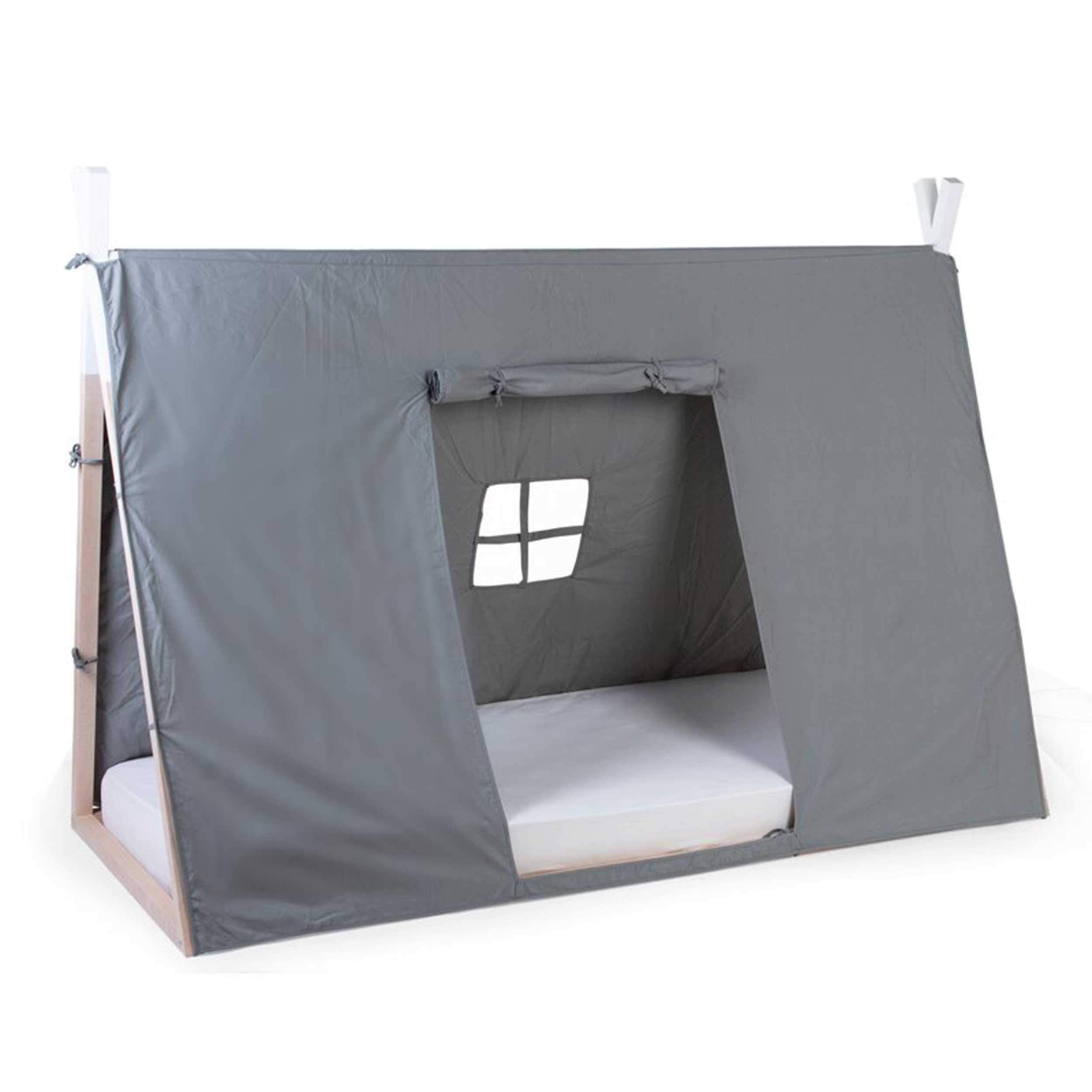 Childhome - Toile de lit Tipi 90x200 cm grise