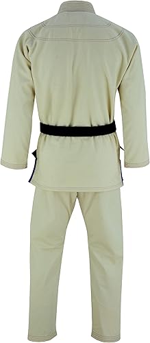 Miniatura 4 de JAGUAR PRO GEAR ORGANO - Kimono ligero de algodón orgánico puro, peso ligero, jiu jitsu brasileño, unisex