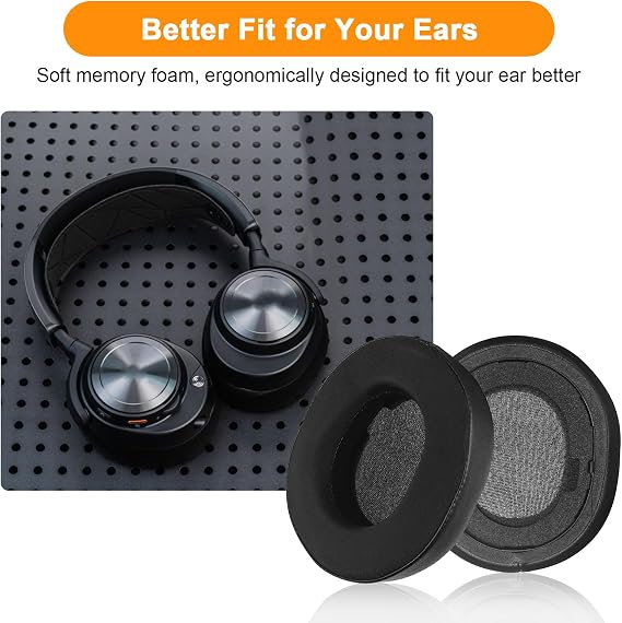Nova Pro Replacement Ear Pads Earpads Cushion Compatible with Arctis Nova Pro Wireless Headsets, Not for Nova Pro Wired