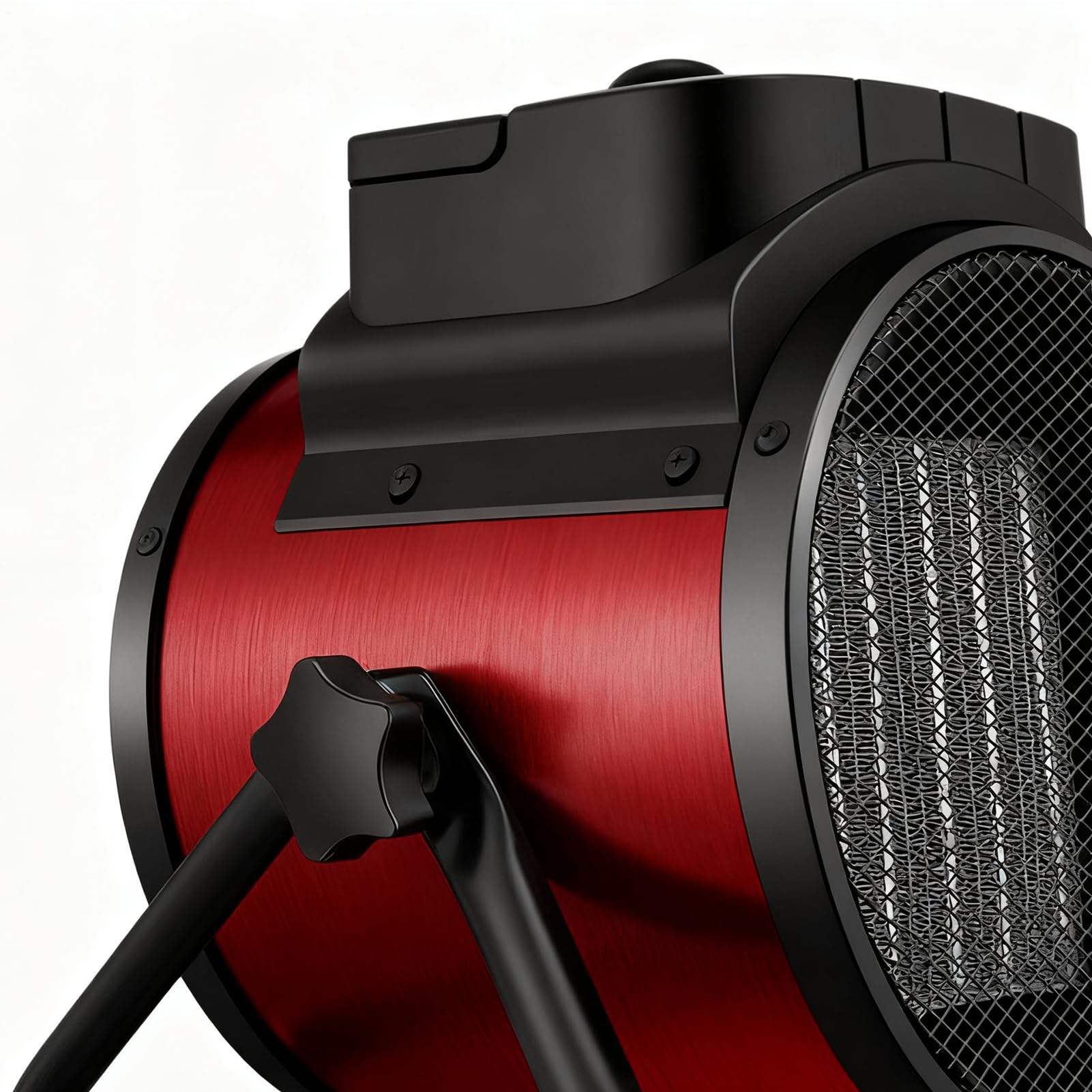 Riscaldatore elettrico in ceramica ventola di riscaldamento sicura e veloce | Ventilatore portatile per interni esterni scrivania campeggio camera da letto garage tenda da pavimento