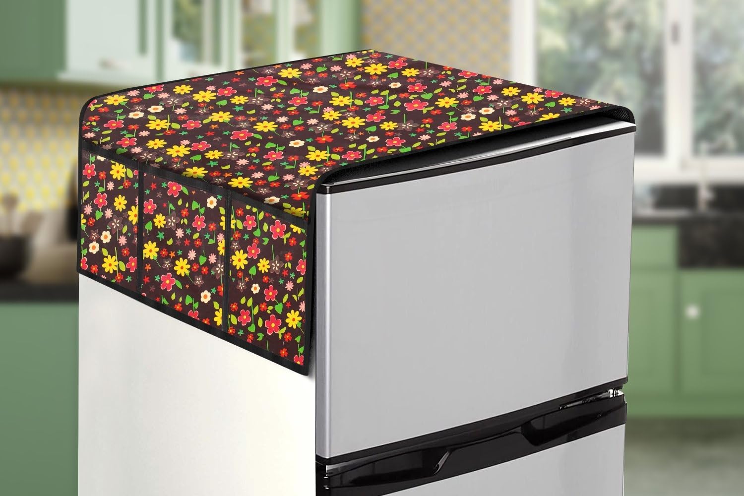 Stylista Refridgerator top Cover Suitable for Voltas RDC220C54/DWEXXXXXG, 200 Liter Fridge, Dimension (WXD) 65x111 CM, Mini Floral Pattern Multicolor (B0C899XM8R) Amazon Price History, Amazon Price Tracker