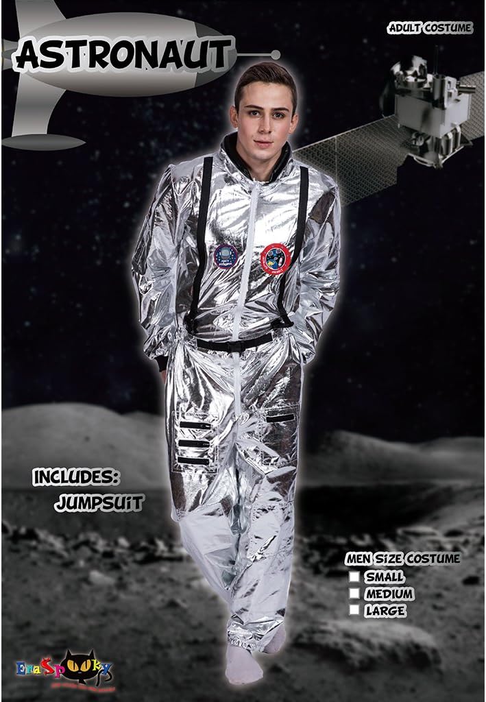 EraSpooky Men's Astronaut Spaceman Costume