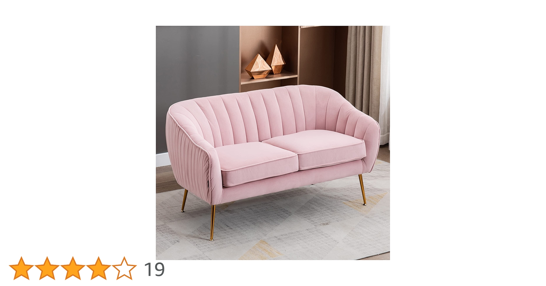 Amazon｜Altrobene 2人掛け ソファー ベルベット ソファ モダン