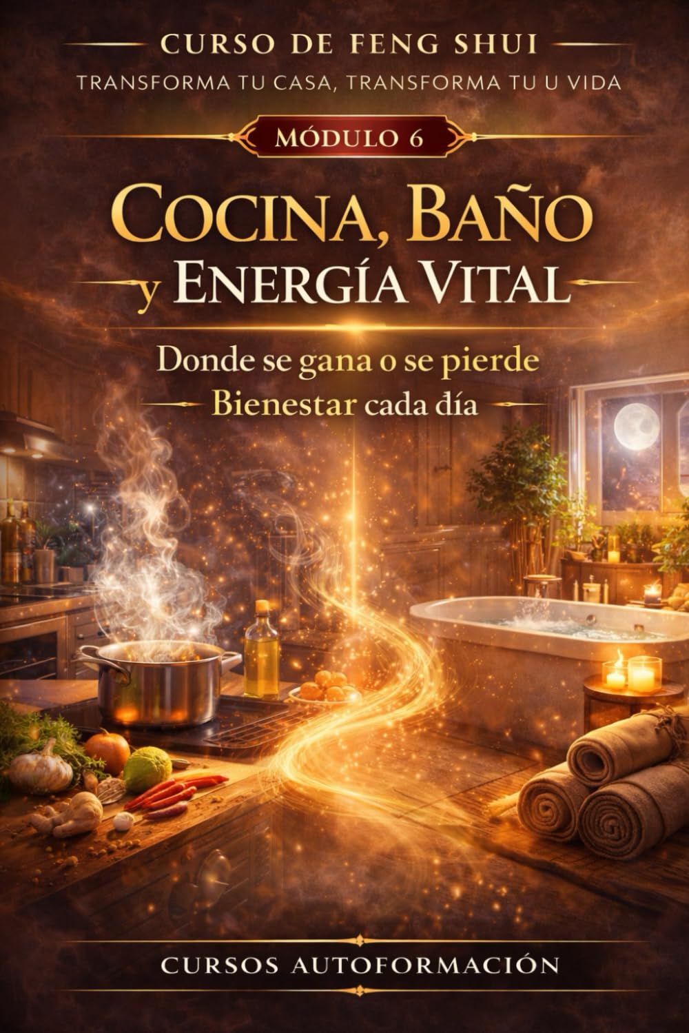 Curso de Feng Shui: transforma tu casa, transforma tu vida: MÓDULO 6: Cocina, baño y energía vital — Donde se gana o se pierde bienestar cada día