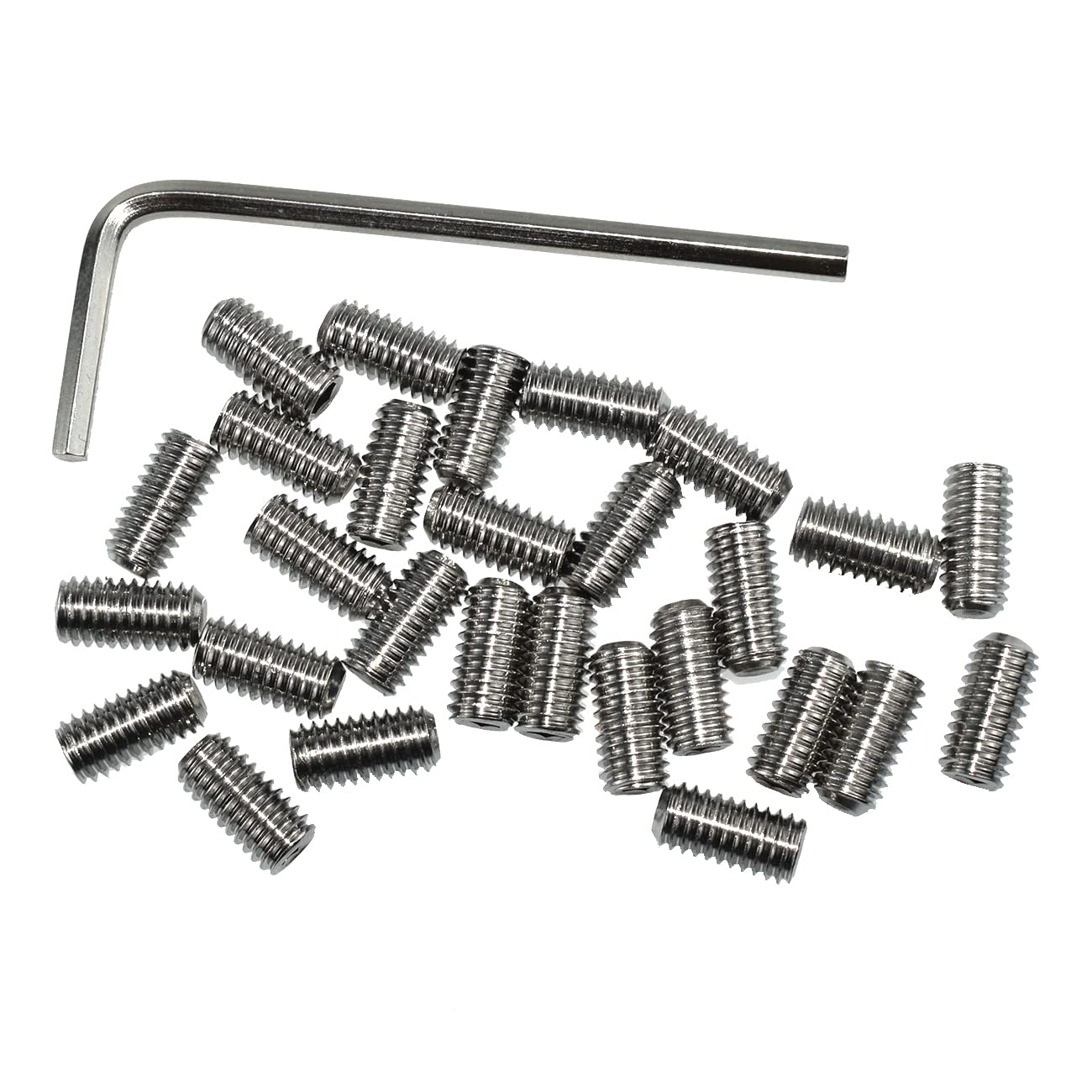 30Pcs Socket Set Screws #10-32 x 1/4 inch Stainless Steel