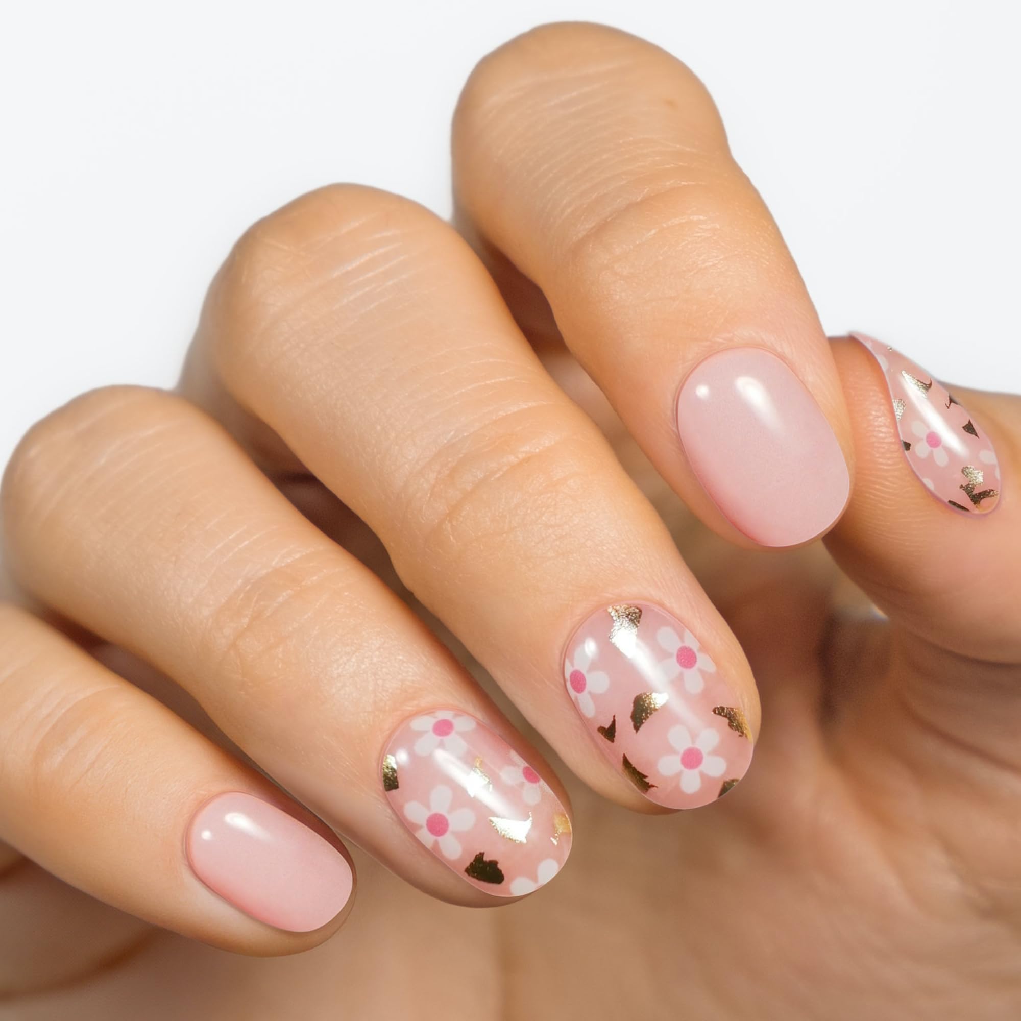 MOYOU LONDON Semi Cured Gel Nail Strips, 20 Pcs. Waterproof Gel Nail Wraps, Cures in Sunlight or UV/LED Lamp - Image 2