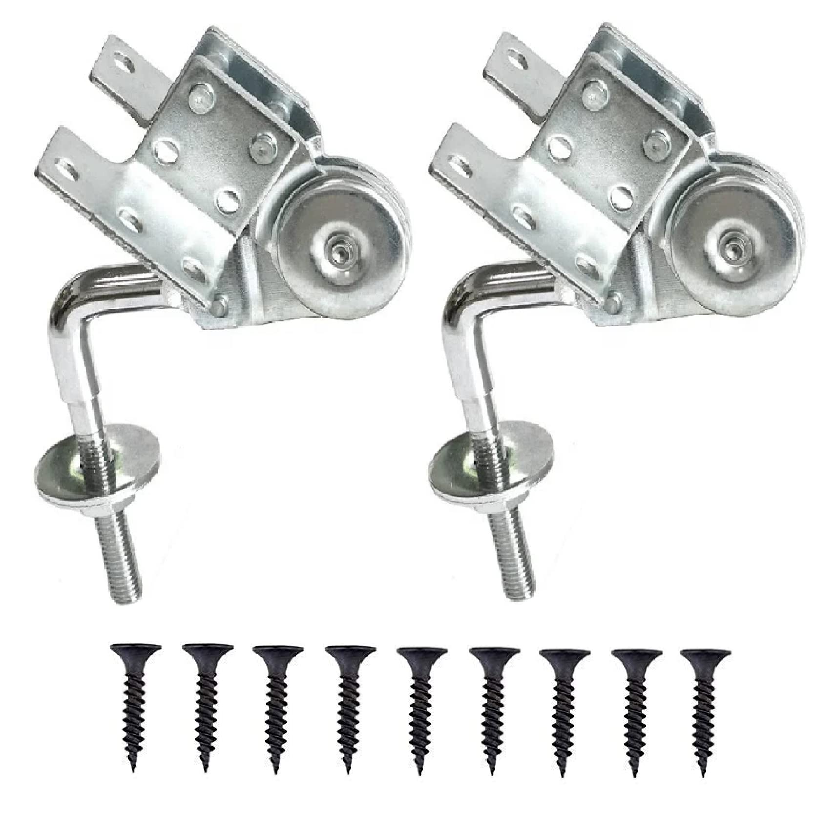 UNIQUELLA 2 PCS Sofa Headrest Fittings Hardware Portable Cushion Connector, Premium Metal Sofa Interlocking Sofa Bracket with Screws, Suitable for Love seat (Silver)-picture-14