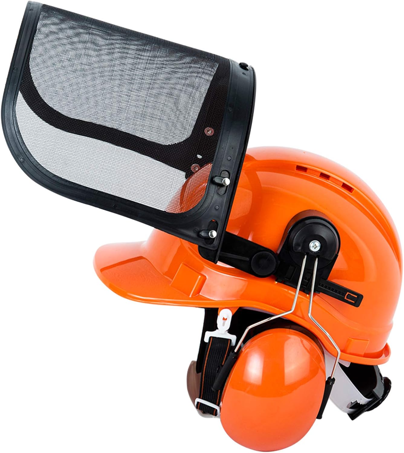 Flаѕh Dеаlѕ - 80% оƒƒ TODOCOPE Chainsaw Safety Helmet with Face Shield and Ear Muffs,Chainsaw Helmet,Safety Helmet,Mesh Face Shield