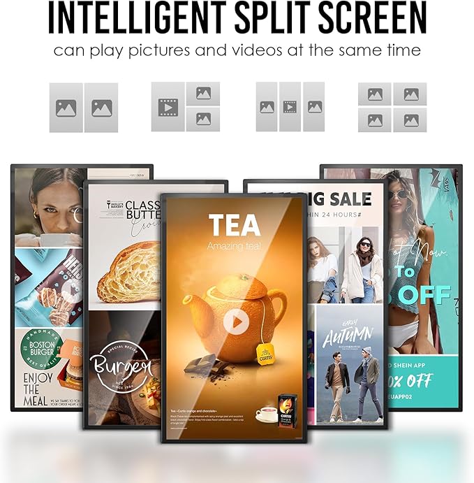 Monitor Táctil de 43 Pulgadas, Pantalla Inteligente 2K, Reproducción Automática miniatura 5