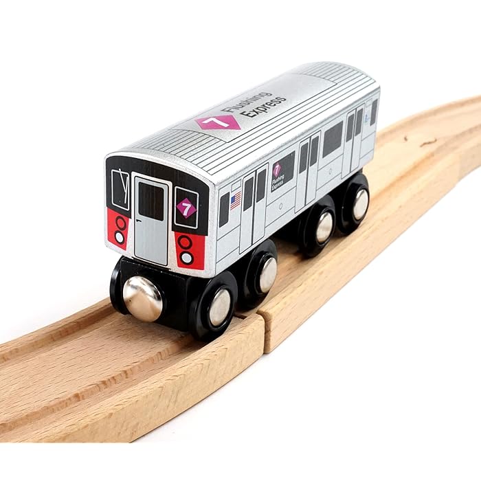 Buy Munipals New York City Subway Wooden Railway (A Division/IRT) 7