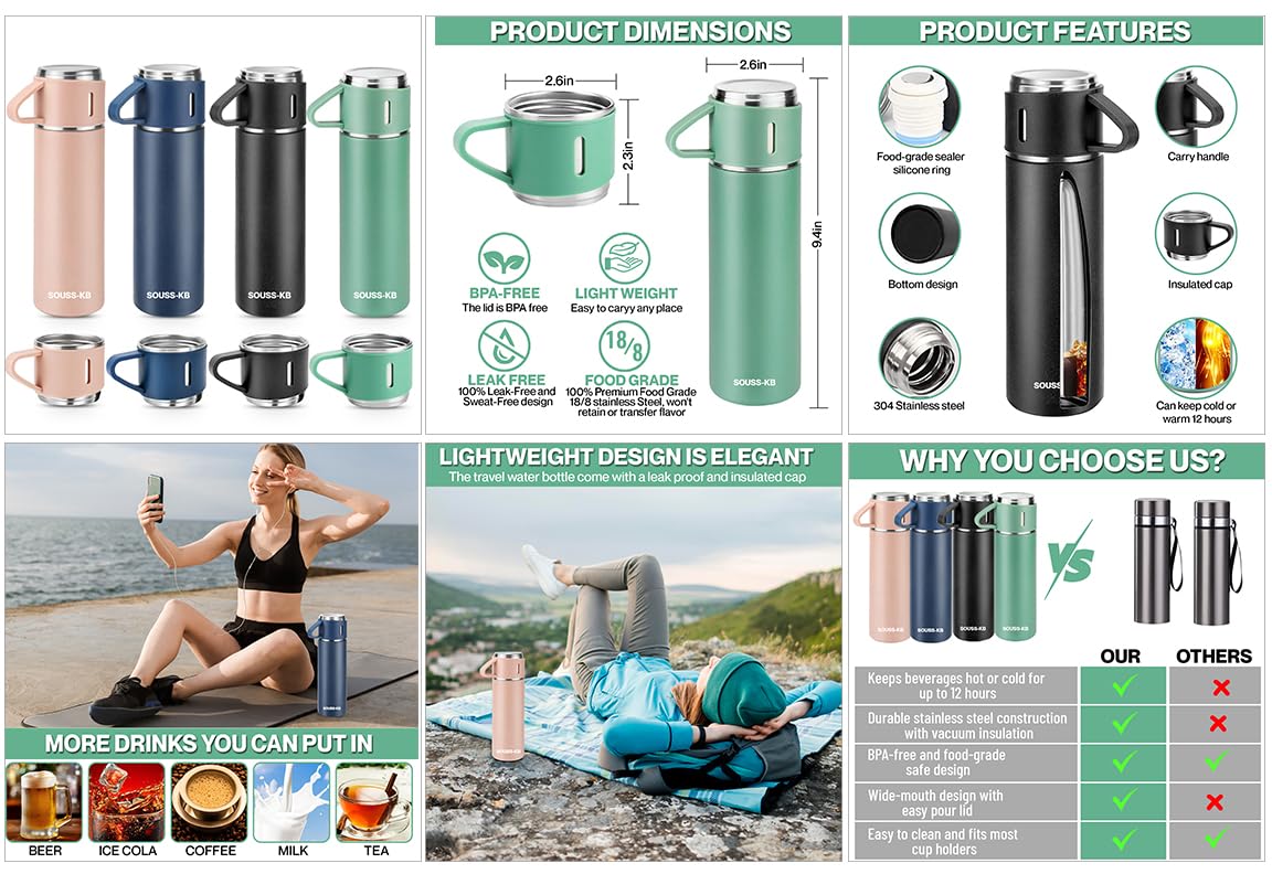 Vacuum Insulated Best Thermos 2019 Small Insulated Flask Shop