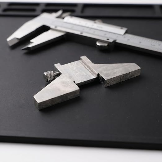Calibrador digital YARNOW con base para profundidad, acero inoxidable miniatura 8