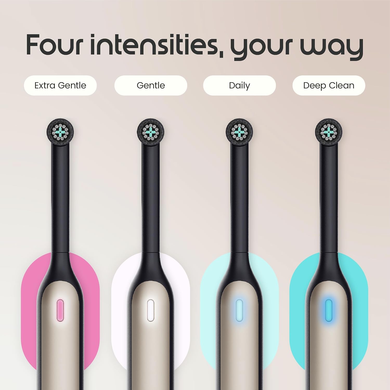 Quip Rev Smart Oscillating Toothbrush, App Connectivity, Black Crescent image 4