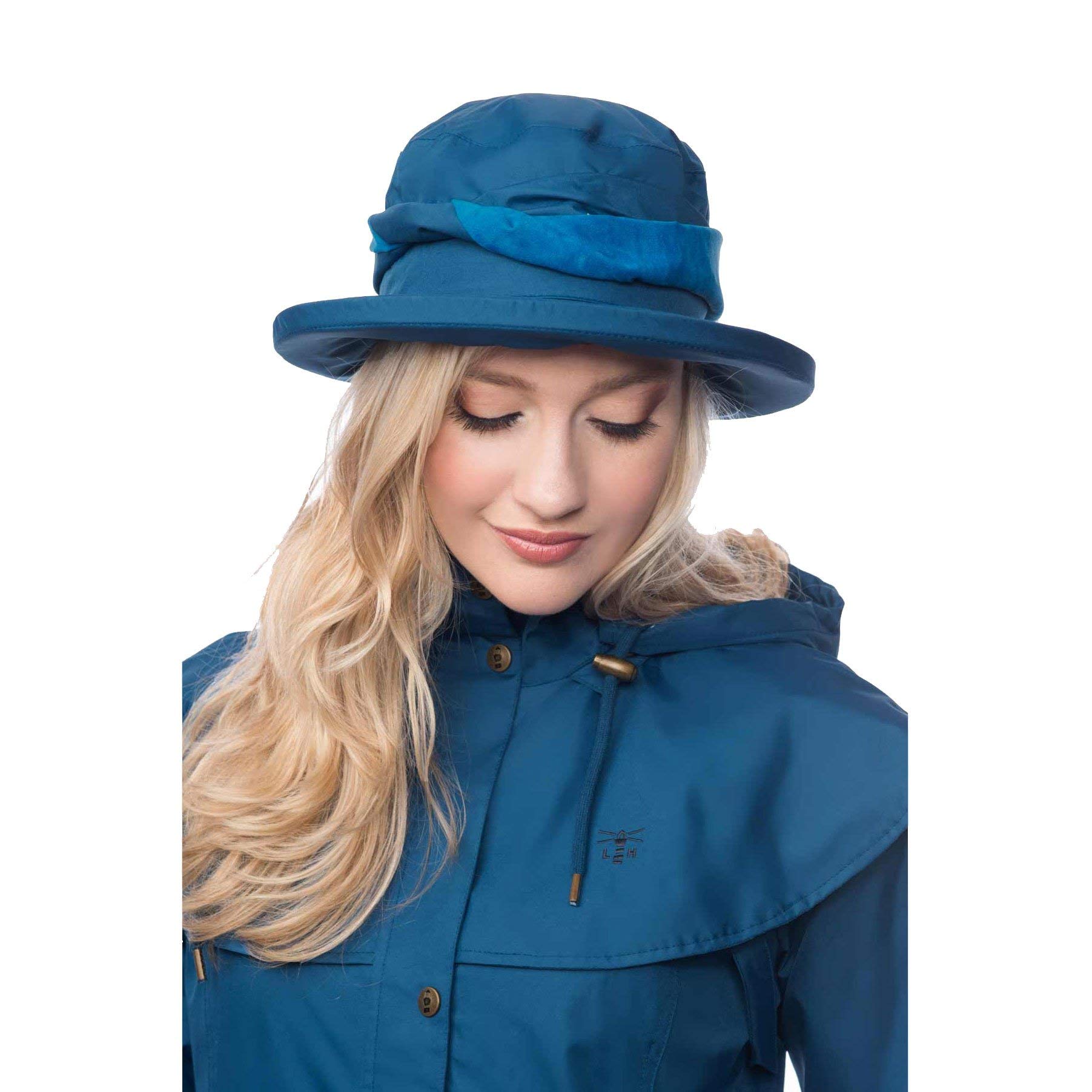 LightHouse Women's Canterbury Cloche Hat (Deep Sea, L)