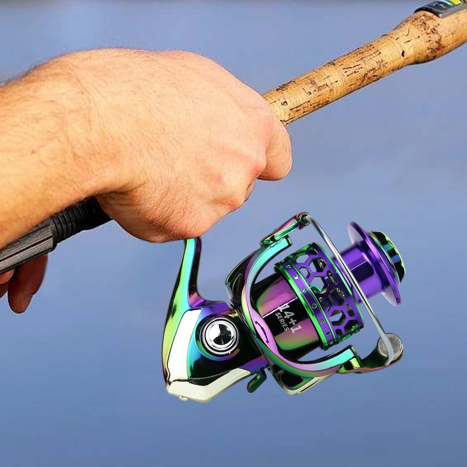 BILLINGS-Grand Moulinet De Pêche à Tambour Fixe, 8000, 10000, 12000, Avec Ein De 20kg, Pour Eau Salée Et Douce