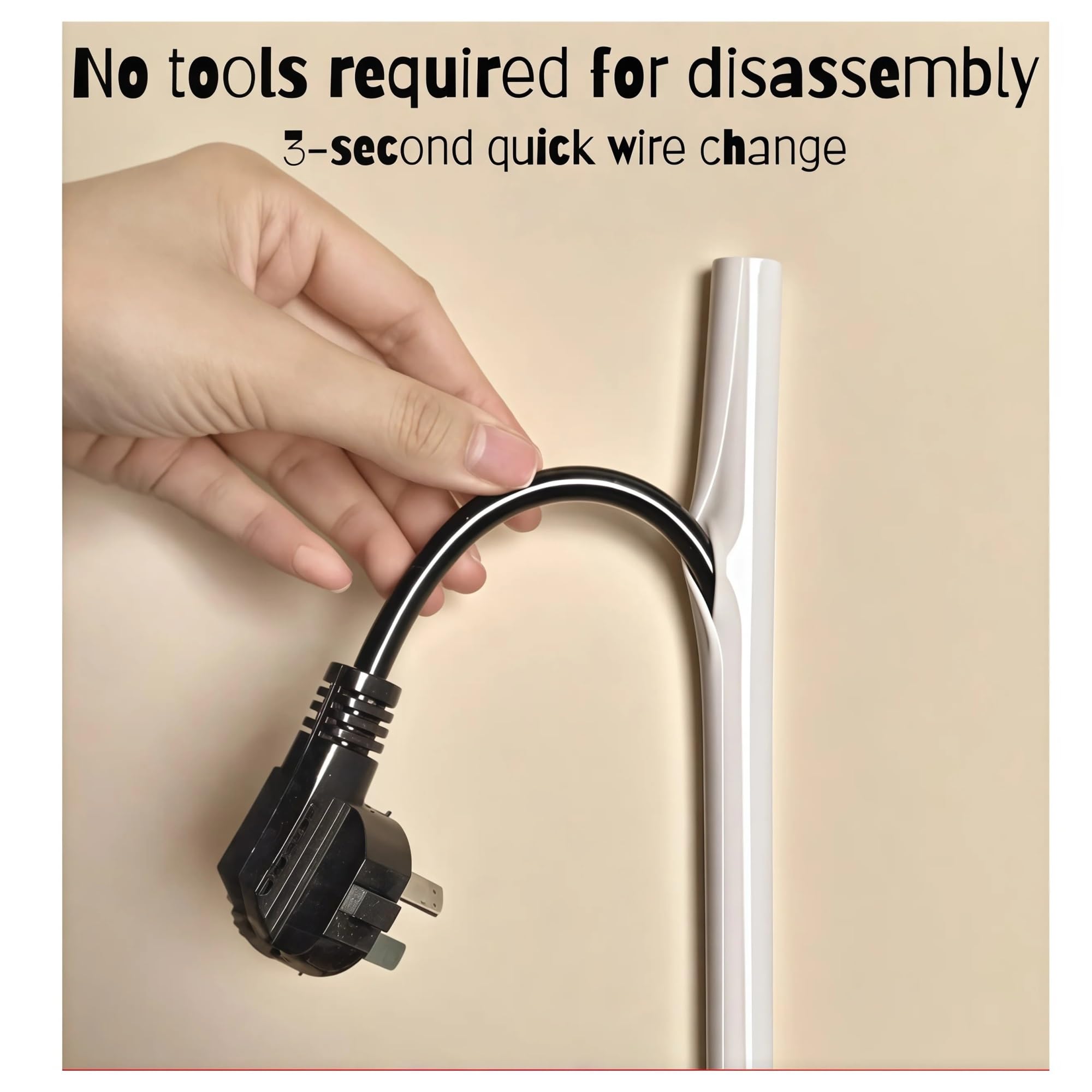 Ocultador de cables pintable for pared TV