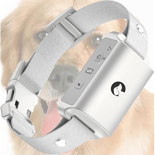 Bark Collar for Dogs, Anti Barking Training Collar with 3 Adjustable Sensitivity and 7 Intensity Beep Vibration for Small Medium Large Dogs