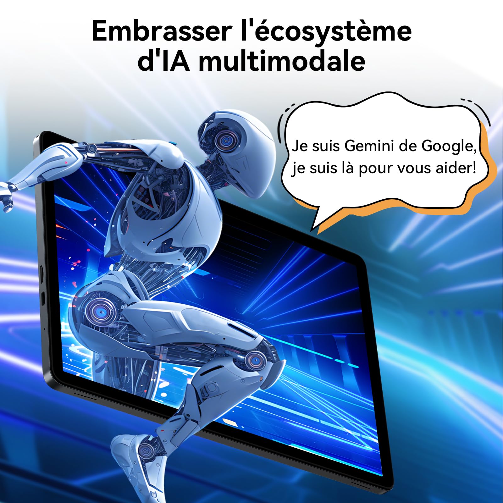 Tablette 11 Pouces avec Clavier, Android 16, 24 Go RAM, 128 Go,8000 mAh