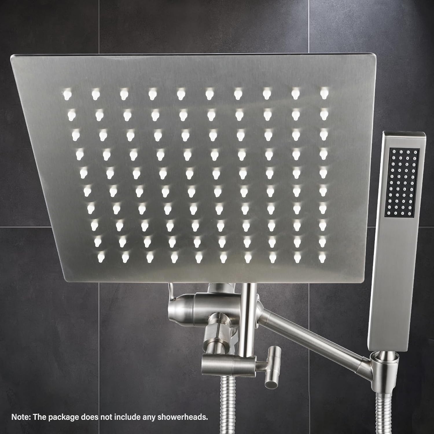 All Metal Shower Diverter Vae with Handshower Holder, Upgraded 3