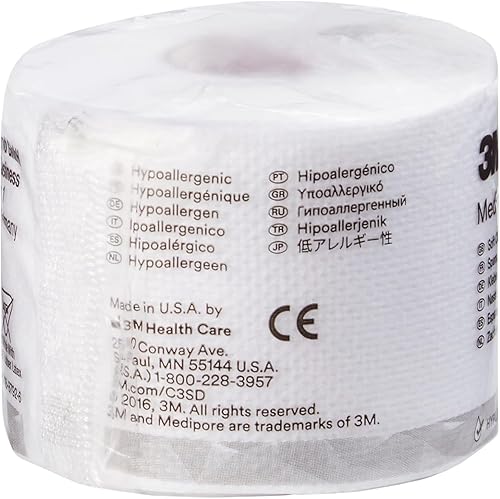 Miniatura 3 de 3M Medipore Cinta quirúrgica de tela suave, 2" x 10 yardas