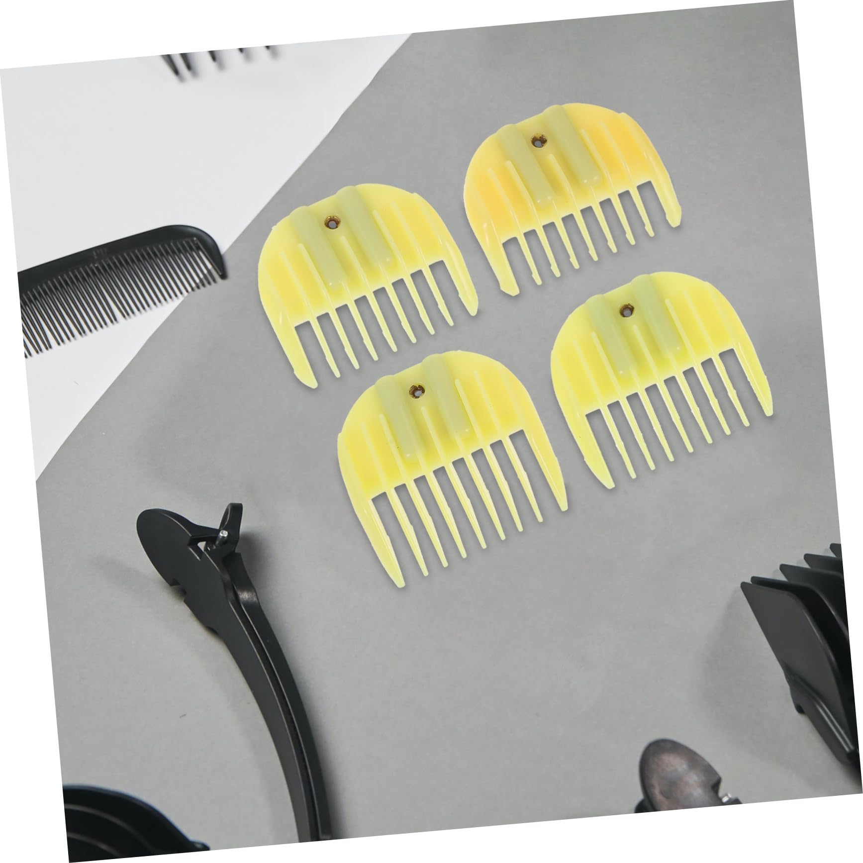 WOFASHPURET Hair Trimmer Comb Set Cutting Guides Combs Trimmers for Accessories Random Color
