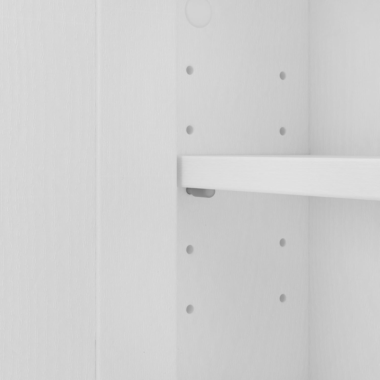 Bush Home Key West Bathroom Wall Cabinet with Doors in White Ash