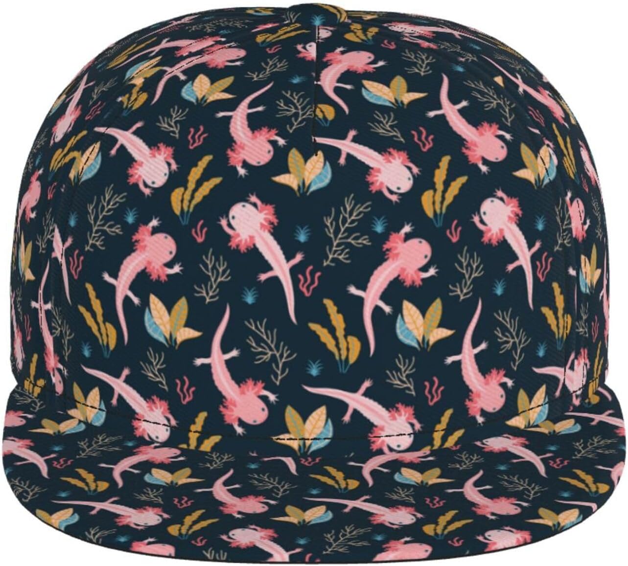 Fashion Snapback Hat for Men Women, Hip Hop Style Baseball Cap Flat Bill Hats Adjustable Trucker Sun Hat - Image 2