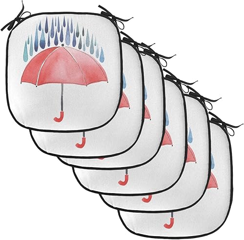 Miniatura 72 de Lunarable Cojín retro para silla, mujer con cabello, letrero de victoria con burbujas de discurso, inspirado en arte pop, acolchado de asiento para