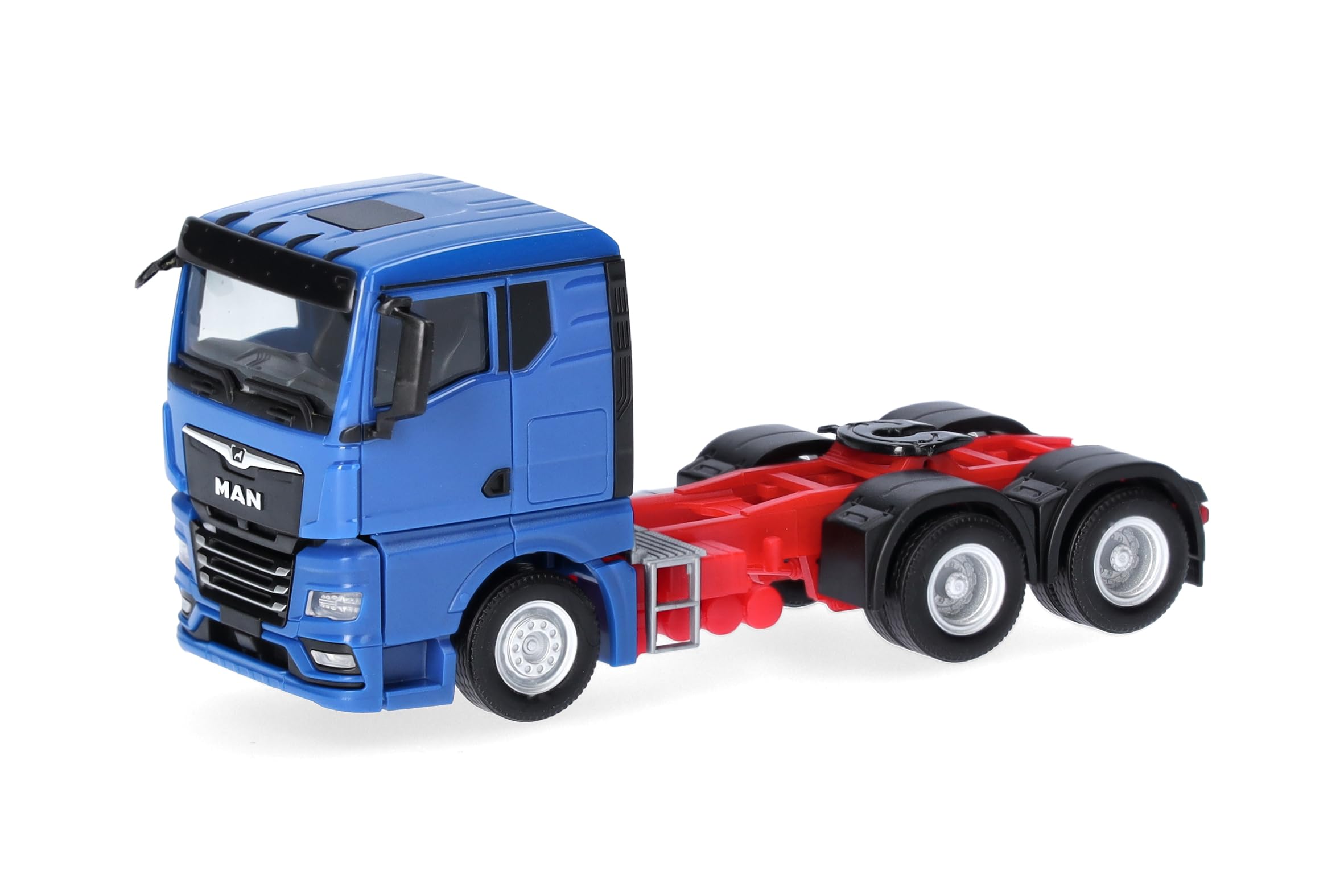 Herpa 320566 - 1:87 Man Tgx Gn Tractor Unit 3-Axle, Blue - New