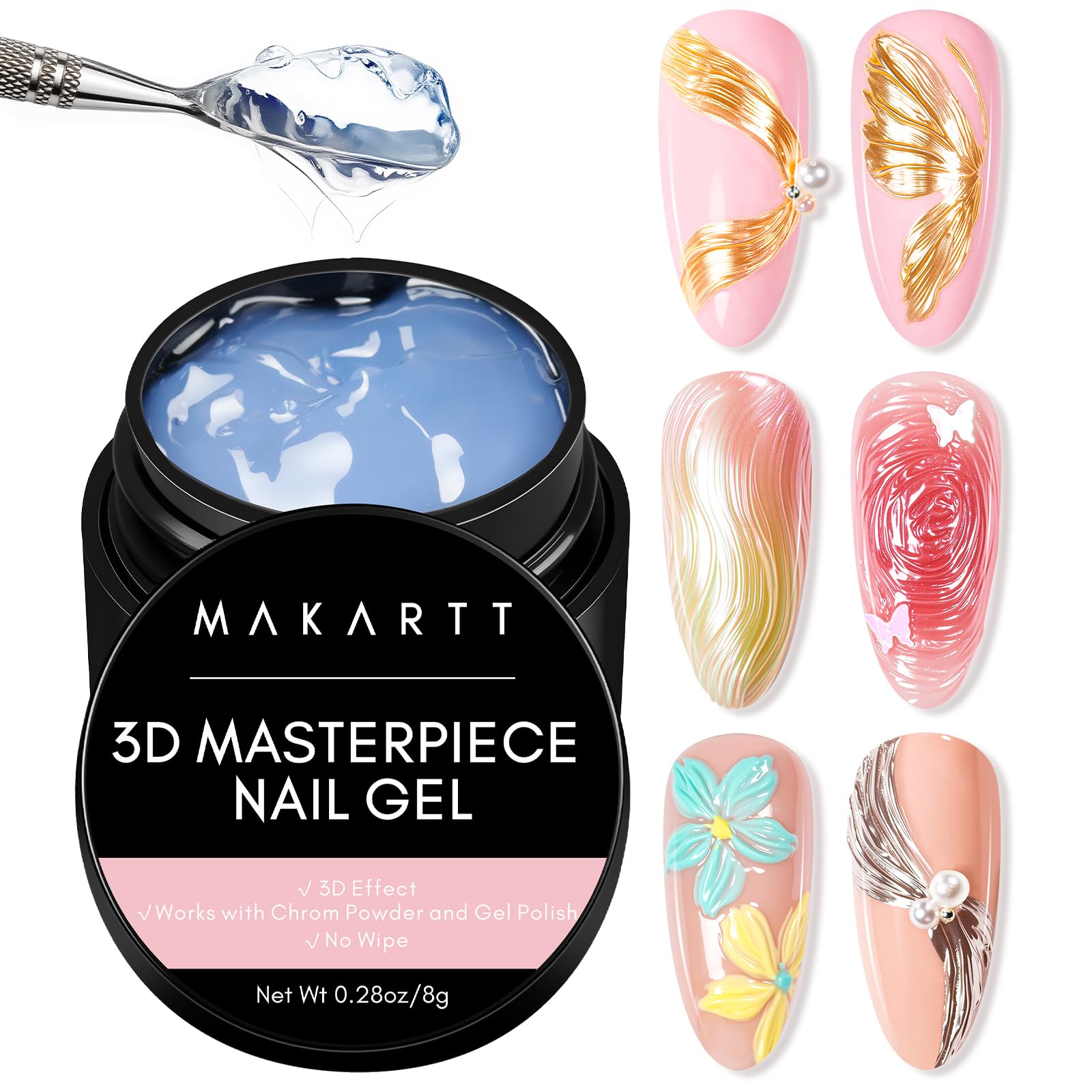 Makartt 3D Nail Gel for Nail Art