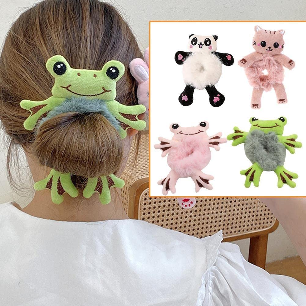 Cartoon Coniglio Capelli Cravatta Carino Tipo Animale Tessuto Elastico Dei Capelli Delle Donne Fasce Scrunchie Capelli Capelli P1O4 Accessori Moda Decorare