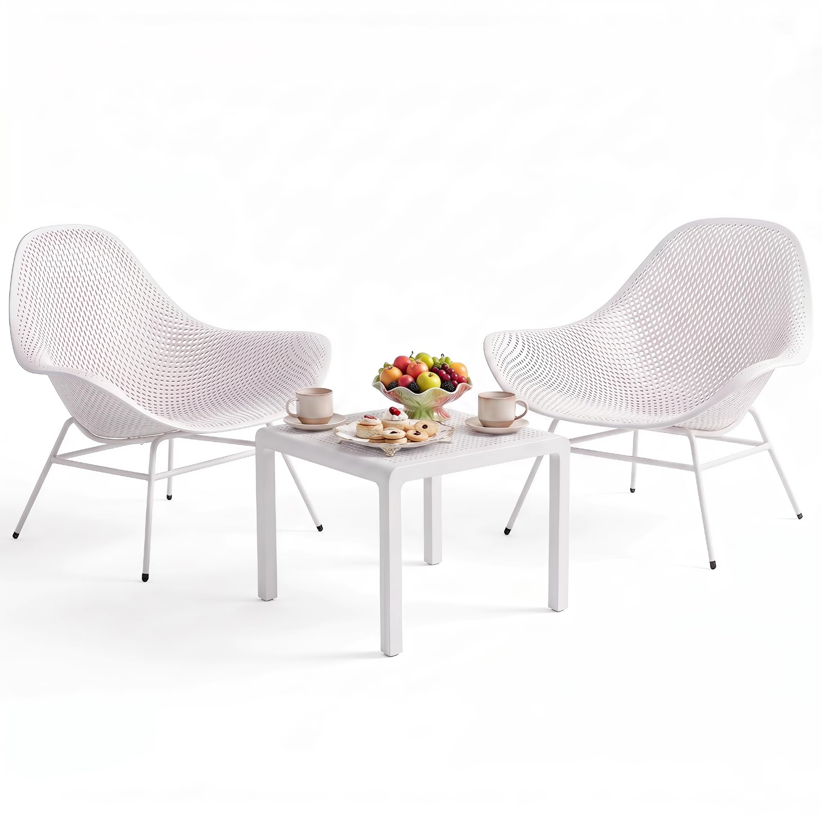 Photo 1 of KINGBO Modern Outdoor Lounge Chair Set with Side Table