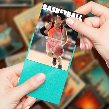 Homthy 100 Count Matte Card Sleeves for Trading Cards, Standard Size Protective Sleeves Deck Card Protectors Fit for Baseball Cards, Sports Cards, MTG, Yugioh Card Game Card Standard Cards (Mint)