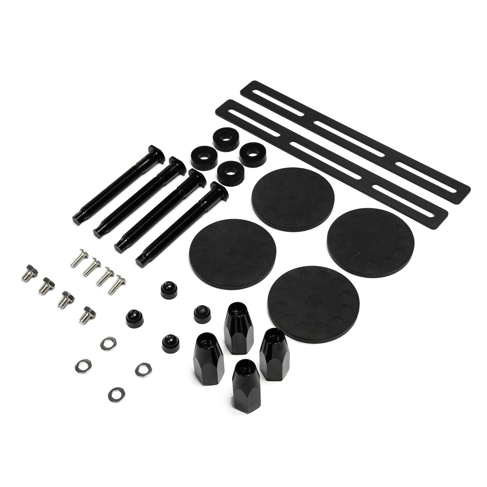 Campnetic Magnetische Auffahrkeile Halterung für Camper | Unterlegkeile Universal Magnet-Halterung, Ohne Bohren, Für Camper, Wohnmobil & Offroad-Fahrzeuge, 4x 56kg gummierte Magnete