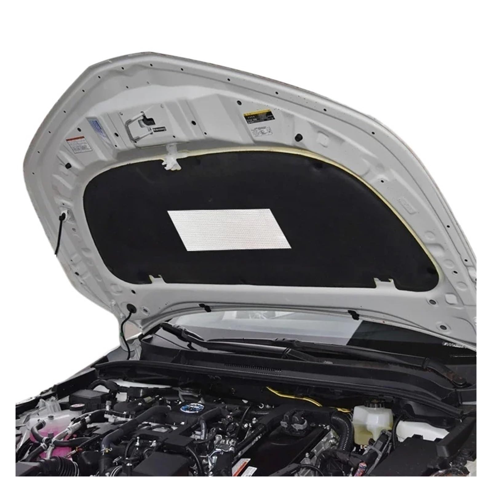 Gtdtixc B Front Onnet Sound Proof Mat For Toyota For Corolla Sedan 2019 2020 Lack Car Front Engine Hood Sound & Heat Insulation Cotton(B)