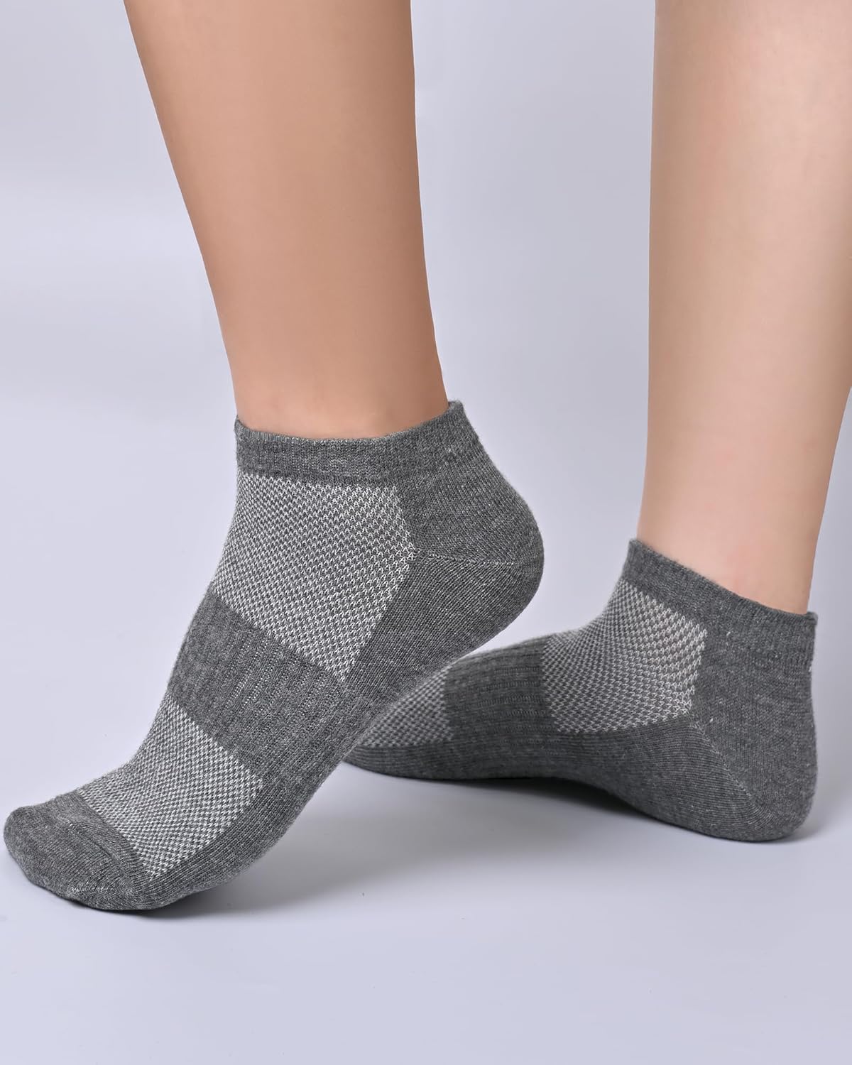 10 Pairs Kids Socks for Boys Girls Ankle Athletic Low Cut Socks Half Cushioned Crew Cotton No Show Running Sock - Image 3