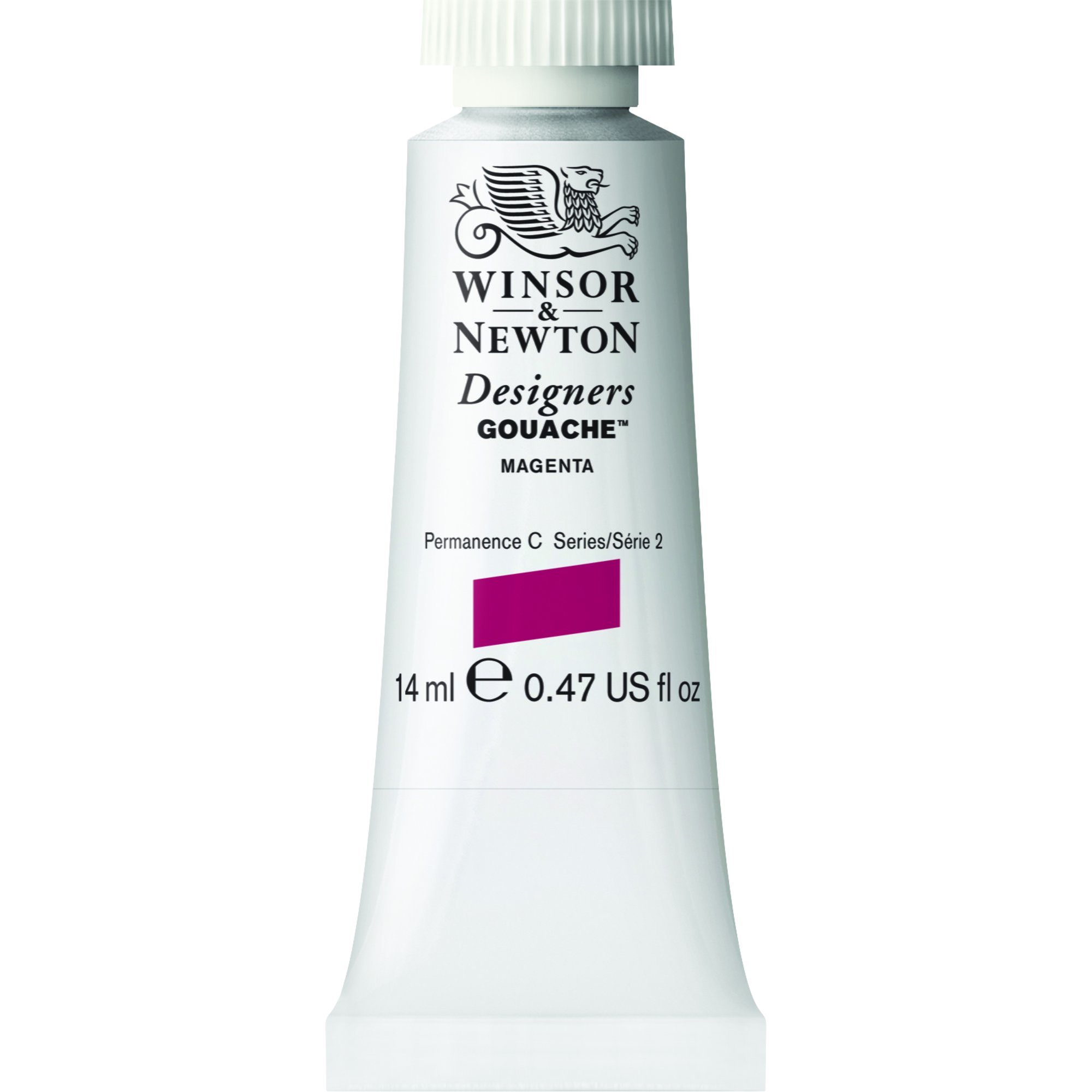 Winsor & Newton Magenta Diseñadores Gouache, 14Ml Tube